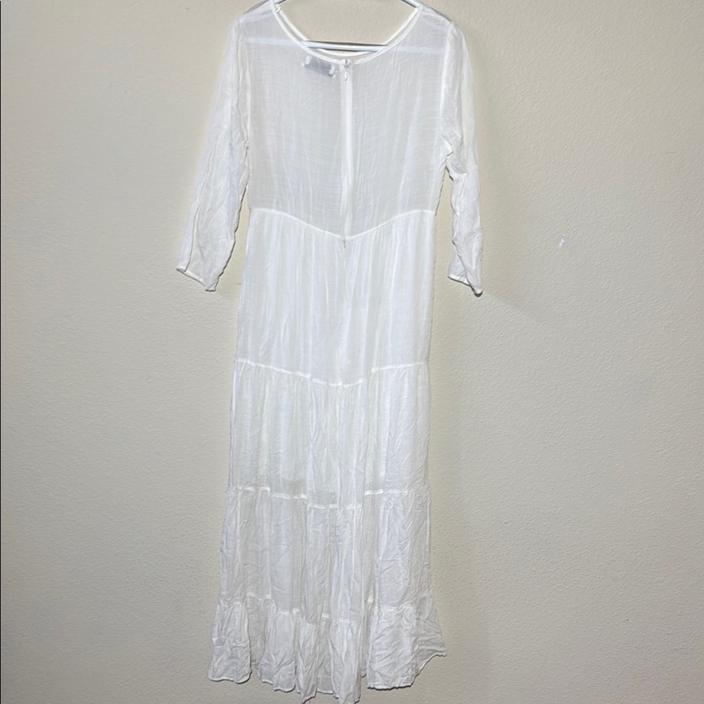 Urban Outfitters Josie Maxi Dress Tiered - Picture 4 of 7